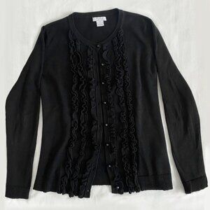 Women's black cardigan